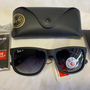 New Ray-Ban RB4165 622/T3 Black/Grey Gradient 55mm